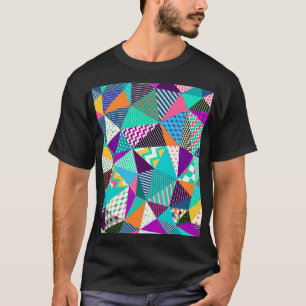 Vintage Patchwork Decorative Pattern Design T-Shirt