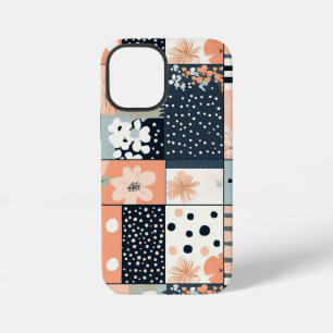 Vintage Patchwork Floral Quilt in Soft Pastel Tone iPhone 12 Mini Case
