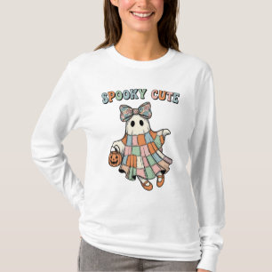 Vintage Patchwork Pumpkin T-Shirt Hallowen