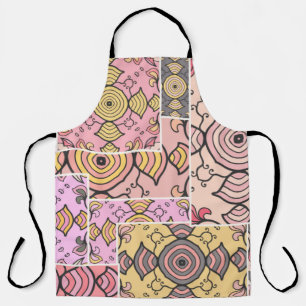 Vintage patchwork quilt pattern. Vintage decorativ Apron