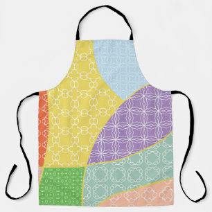 Vintage patchwork quilt pattern. Vintage decorativ Apron
