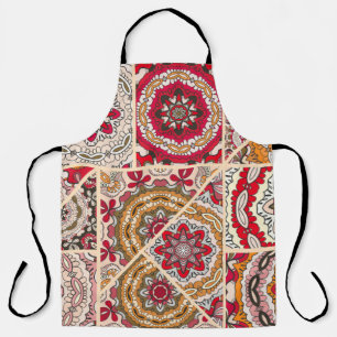 Vintage patchwork quilt pattern. Vintage decorativ Apron