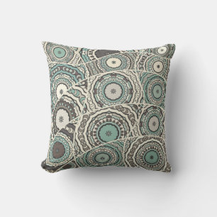 Vintage patchwork quilt pattern. Vintage decorativ Cushion