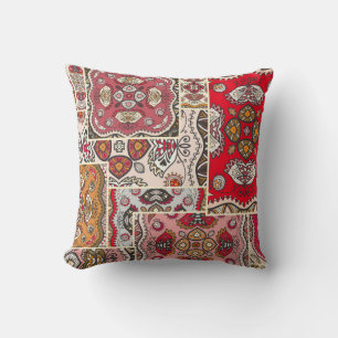 vintage patchwork quilt pattern. Vintage decorativ Cushion