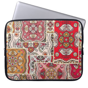 vintage patchwork quilt pattern. Vintage decorativ Laptop Sleeve