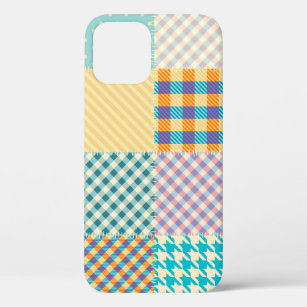 Vintage Patchwork: Textile Seamless Background iPhone 12 Case