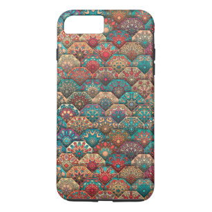 Vintage patchwork with floral mandala elements Case-Mate iPhone case