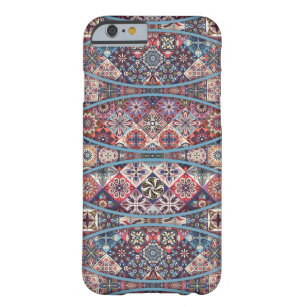 Vintage patchwork with floral mandala elements barely there iPhone 6 case