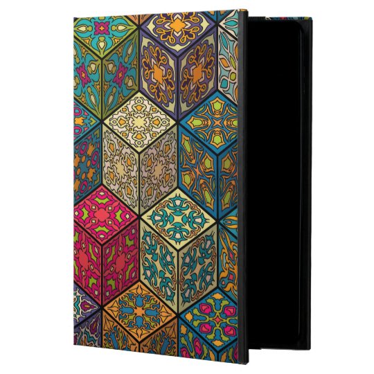 Vintage patchwork with floral mandala elements powis iPad air 2 case