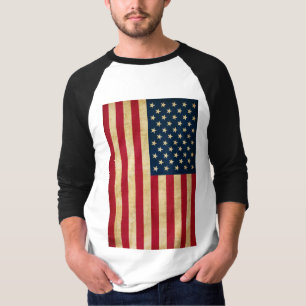 Vintage Patriotic American Flag T-Shirt