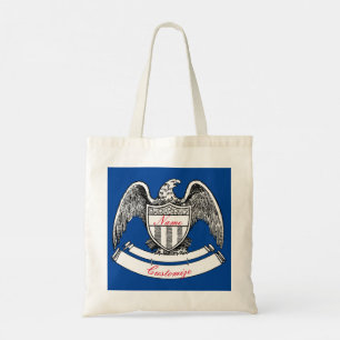 Vintage Patriotic Eagle PlaqueThunder_Cove Tote Bag