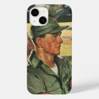 Vintage Patriotic Heroes, Military Men in Uniform
