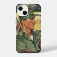 Vintage Patriotic Heroes, Military Men in Uniform