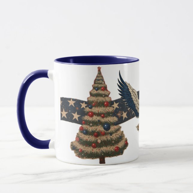 Vintage Patriotic Mug (Left)