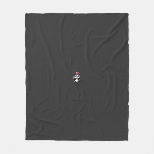 Vintage Patriotic Panda Flag Shirt Design_1 Fleece Blanket