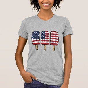 Vintage Patriotic Popsicle Flag Shirt Design_1