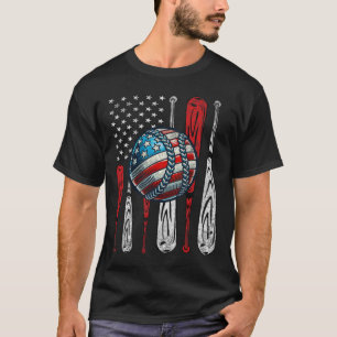 Vintage Patriotic Sell 4th Of July Usa American Fl T-Shirt