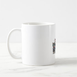 Vintage Patriotic Sunflower Love Shirt Design_1 Coffee Mug