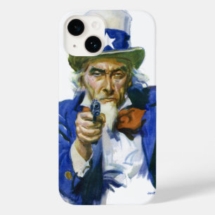 Vintage Patriotic Uncle Sam Magazine Cover Art