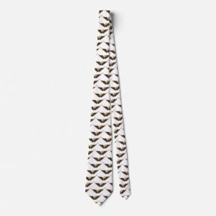 Vintage Patriotism American Bald Eagle Bird Flying Tie