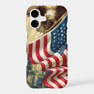 Vintage Patriotism, Patriotic Eagle American Flag