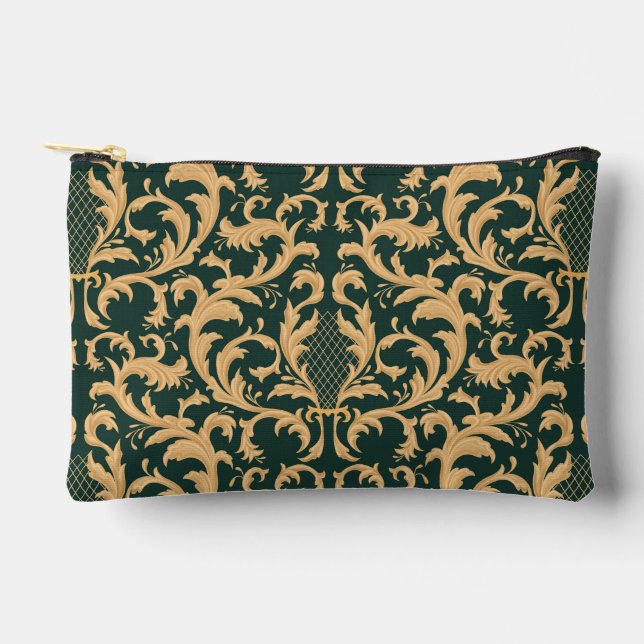 Vintage pattern accessory pouch (Front)