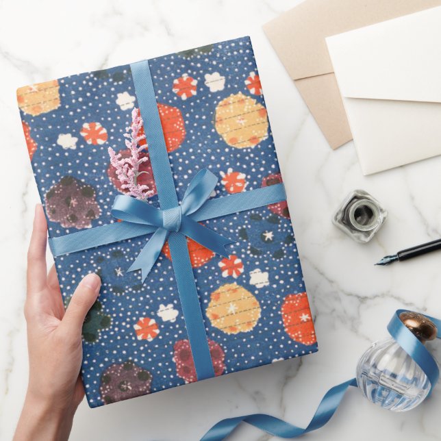 Vintage Pattern Bingata: Haze, small pattern ... Wrapping Paper (Gifting)