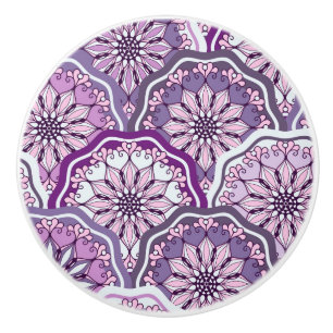 Vintage Pattern Ceramic Knob