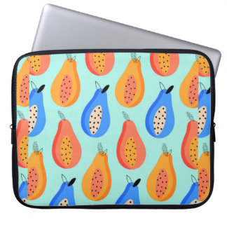 vintage pattern. Cute citrus summer fruit. illustr Laptop Sleeve