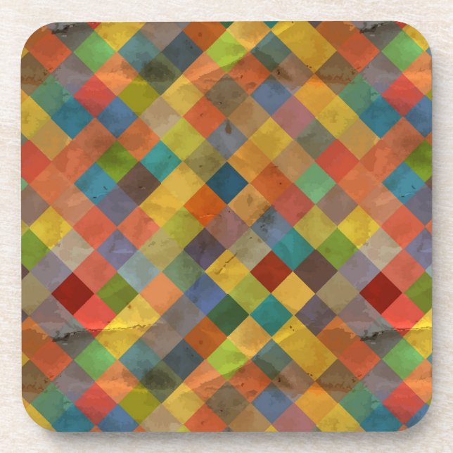 Vintage pattern. Geometric. Coaster (Front)
