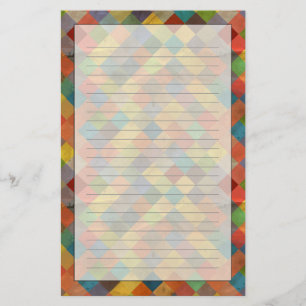 Vintage pattern. Geometric. Stationery