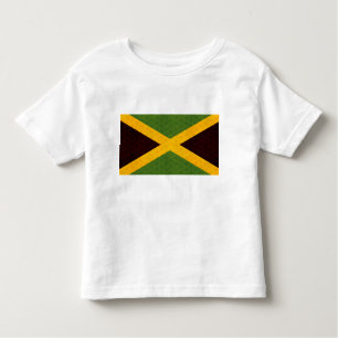 Vintage Pattern Jamaican Flag Toddler T-Shirt