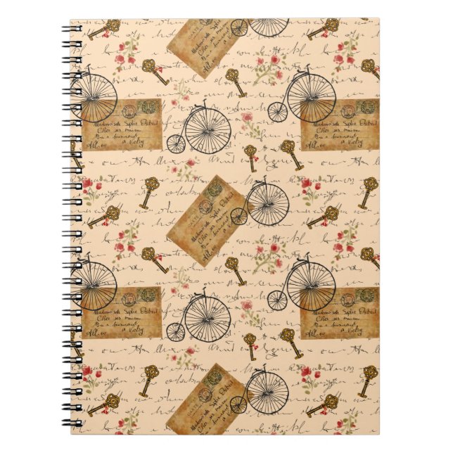 vintage pattern notebook (Front)