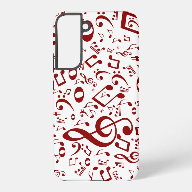 Vintage  Pattern Notes Samsung Galaxy S22+ Case (Back)
