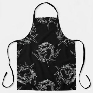 Vintage pattern of roses. Seamless pattern. abstra Apron