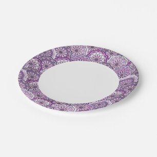 Vintage Pattern Paper Plate