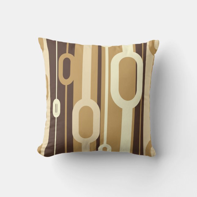 Vintage Pattern Retro Pillow (Front)