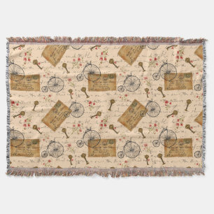 vintage pattern throw blanket