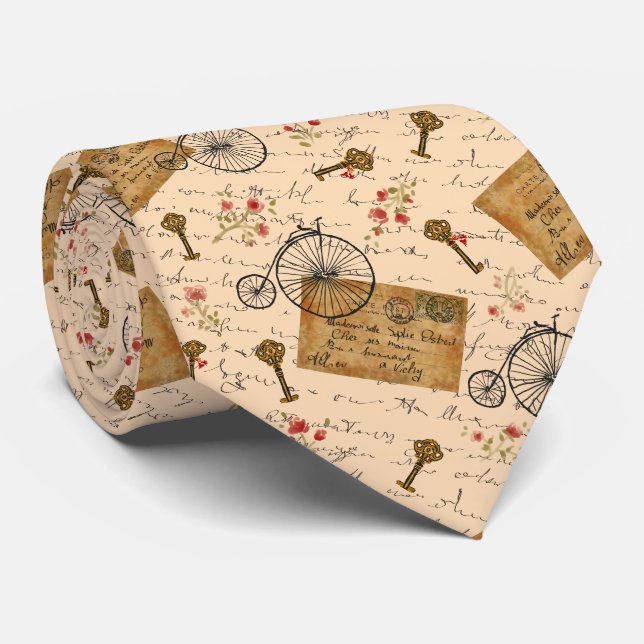 vintage pattern tie (Rolled)