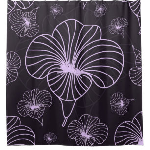 Vintage pattern with floral theme. Background with Shower Curtain