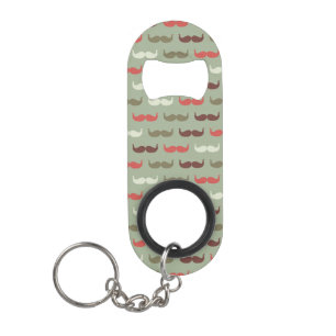 Vintage pattern with moustache