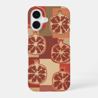 Vintage Pattern with Stylised Pomegranates
