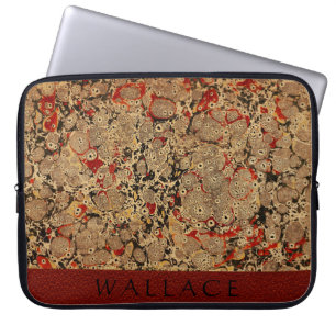 Vintage Patterned Marbled Book Cover