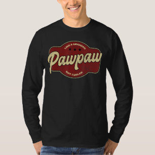 Vintage Pawpaw Like A Grandpa But Cooler  Grandpa  T-Shirt