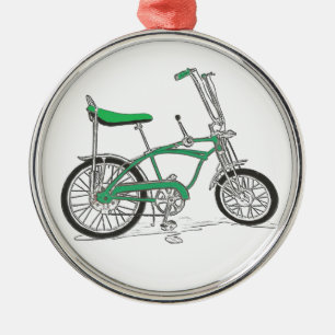 Vintage Pea Picker Green Sting Ray Bike Bicycle Metal Tree Decoration