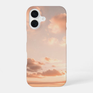 Vintage Peach Sky iPhone 16 Case