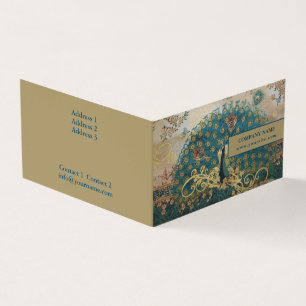 Vintage Peacock -  Business Card