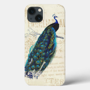 Vintage Peacock iPhone 13 Case