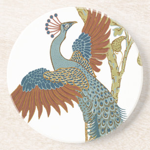 Vintage Peacock Coasters