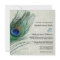 Vintage Peacock Damask Wedding Invitations